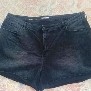 Sonoma Women's Dark Denim Jean Shorts